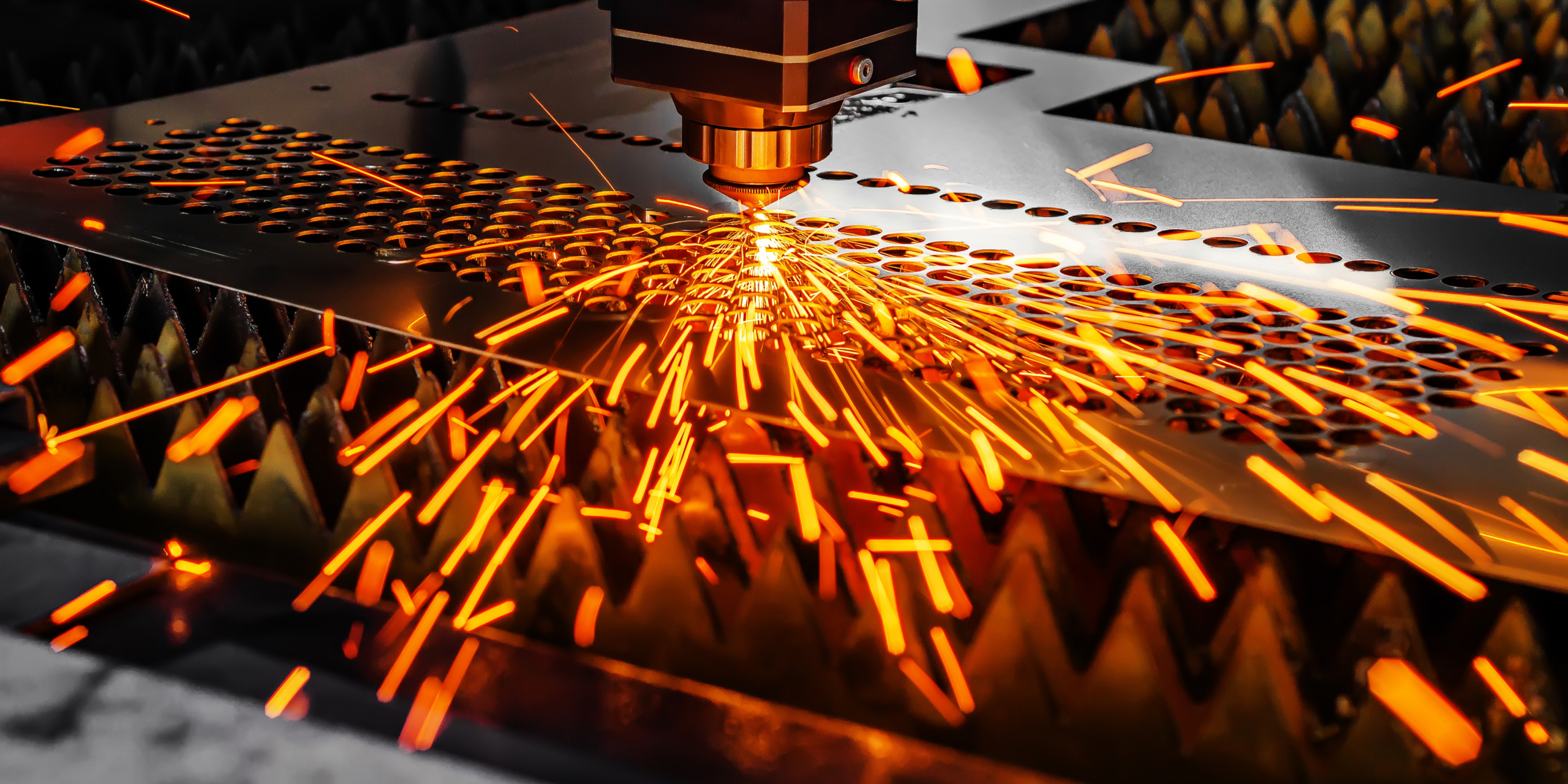 Machine,For,Laser,Cutting,Of,Metal.,Laser,Head,Cuts,The
